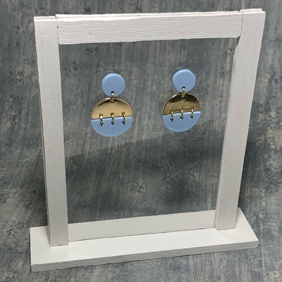 Handmade Clay Earrings - Picture 1 of 2